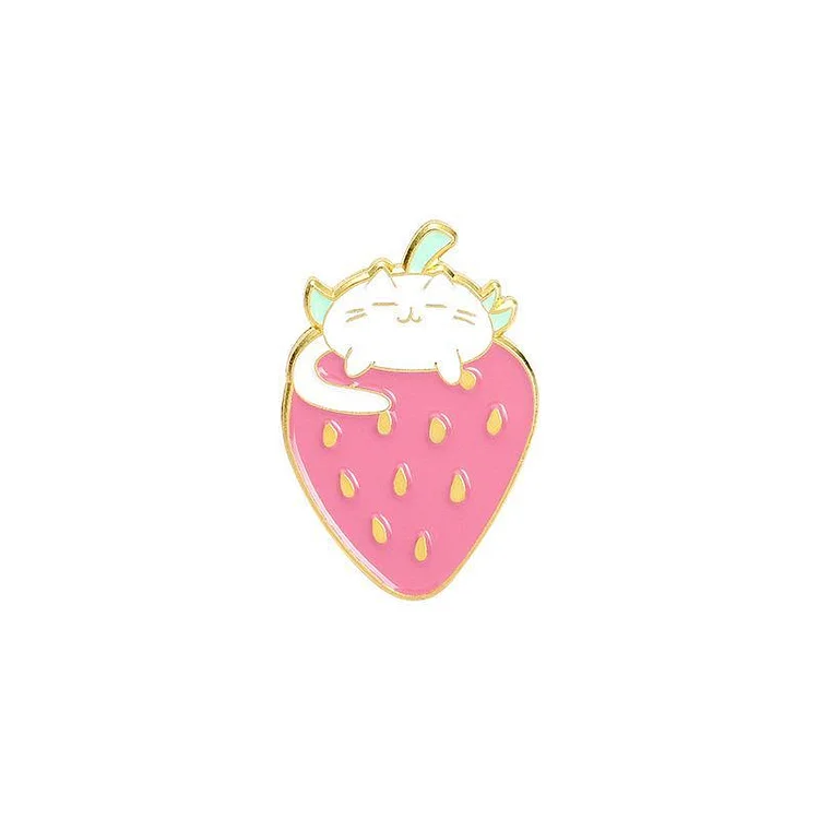 Cartoon Strawberry Rabbit Pins