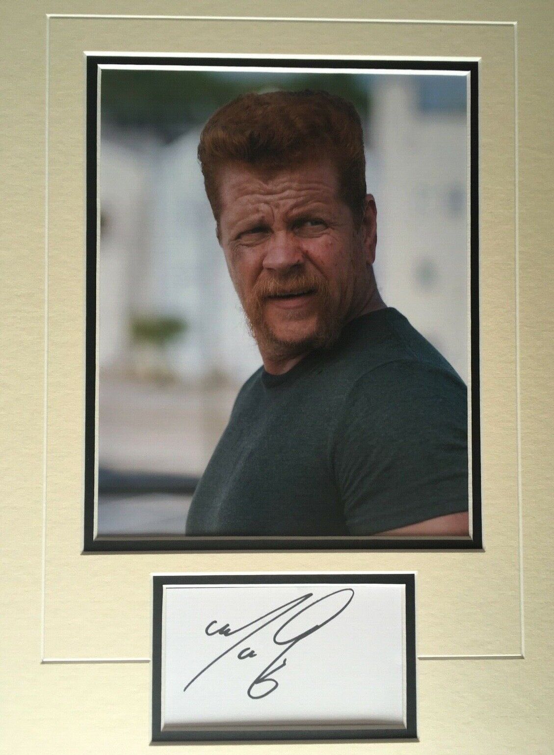 MICHAEL CUDLITZ - WALKING DEAD ACTOR - STUNNING SIGNED Photo Poster painting DISPLAY