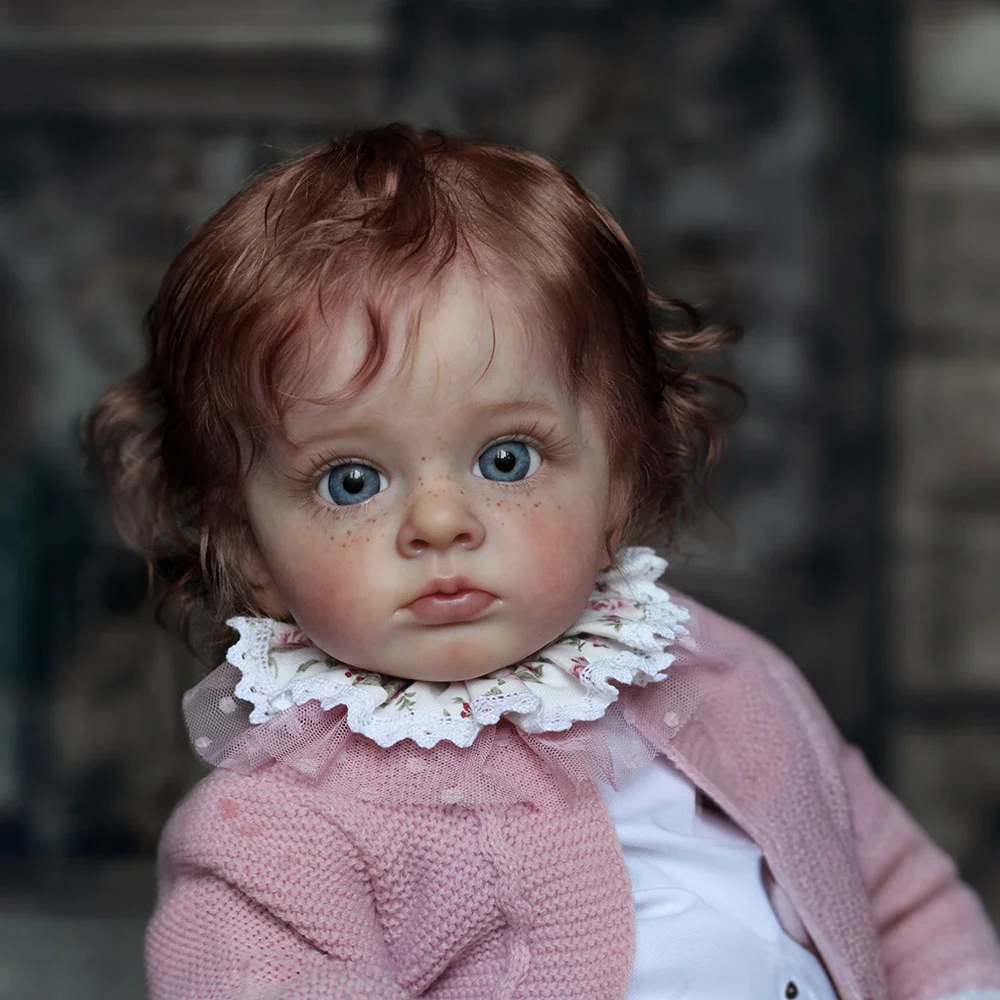 [Heartbeat Coos and Breath] 20" Reborn Toddler Realistic Baby Doll Girl Malia with Brown Hair -Creativegiftss® - [product_tag] RSAJ-Creativegiftss®