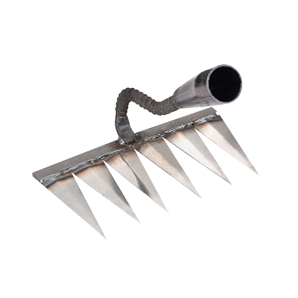 

Weeding Hoe Rake Steel Scarifier Nail Harrow Grasping Raking Loosening Soil, 7tooth, 501 Original