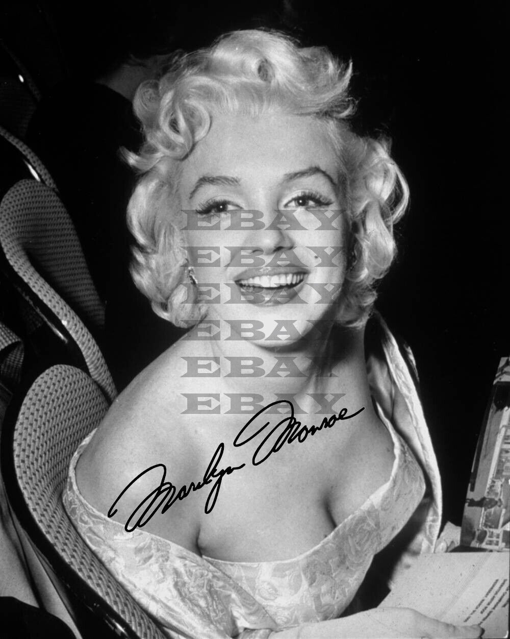 Marilyn Monroe Vintage Autographed Signed 8x10 Photo Poster painting Reprint