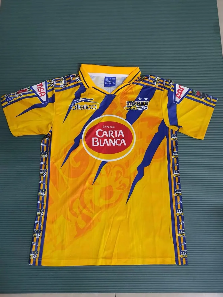 Retro 1997-1998 Tigres UANL Home Football Shirt
