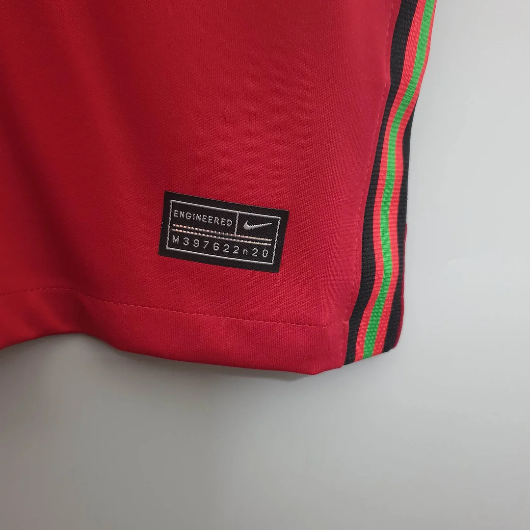 2020 Football Shirt Portugal Red Home