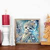 Schneemann 5d DIY Diamond Art Malerei Sets spezielle Form Teilbohrer Kunst 30x30cm