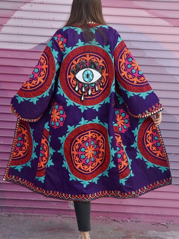 Personalized eyes print hooded sweatshirt-Mayoulove