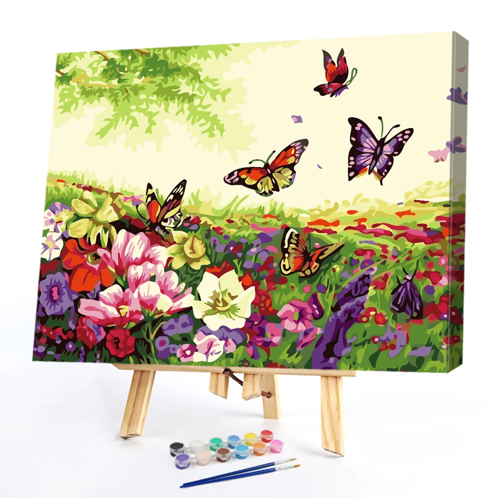 Garden Butterfly - Paint By Numbers(50*40CM)