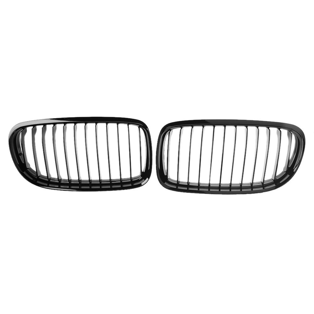 

2pcs Gloss Black Front Bumper Grille Kidney Grills for BMW E90 E91 08-11, 501 Original