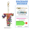 DIY Diamond Art Key Rings Lettter Keychain Supplies Gift for Kids (GJ142)