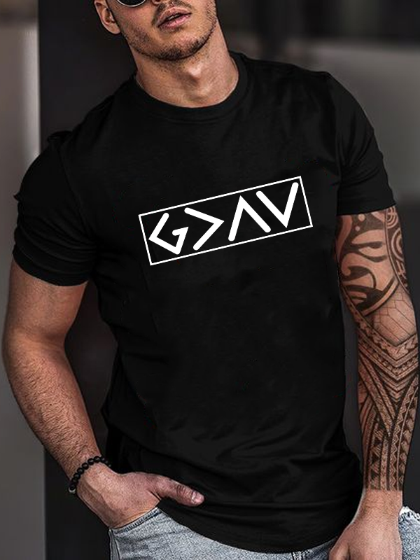 God is Greater than the High and Lows Tee