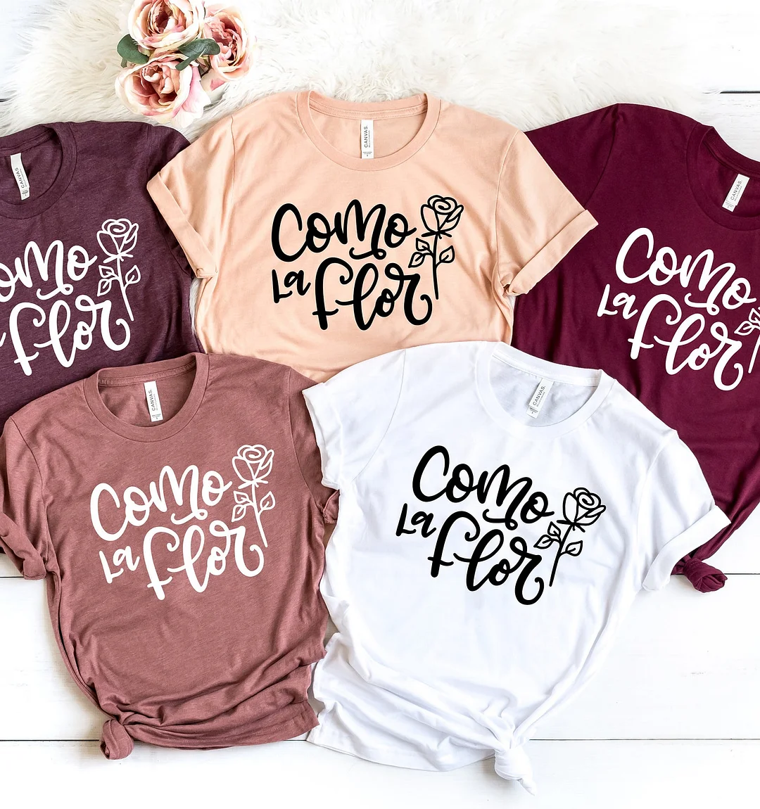 Como La Flor Shirt Selena Quintanilla Tee Inspired Reina De Tejano Latina Af Morena Top