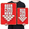 Beer Pong Champ - Metal Tin Signs(8*12Inch/12*16Inch) - Bar