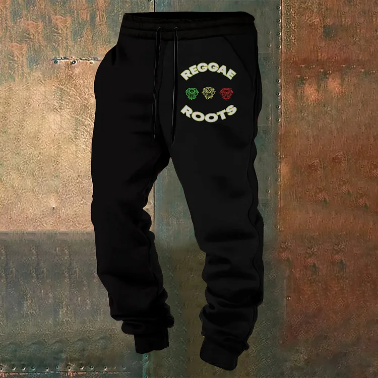 Wearshes Reggae Music Casual Sports Pants
