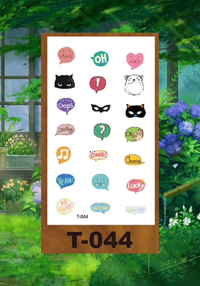 Drop Shipping Small Temporary Tattoo Stickers Solar System Animal Panda Deer Girl Kid Arm Buttock Abdomen Neck Ankles Art Tatoo