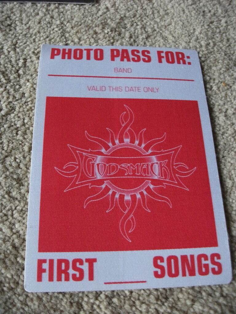 Godsmack Photo Poster painting Backstage Tour Concert Pass Peel & Stick