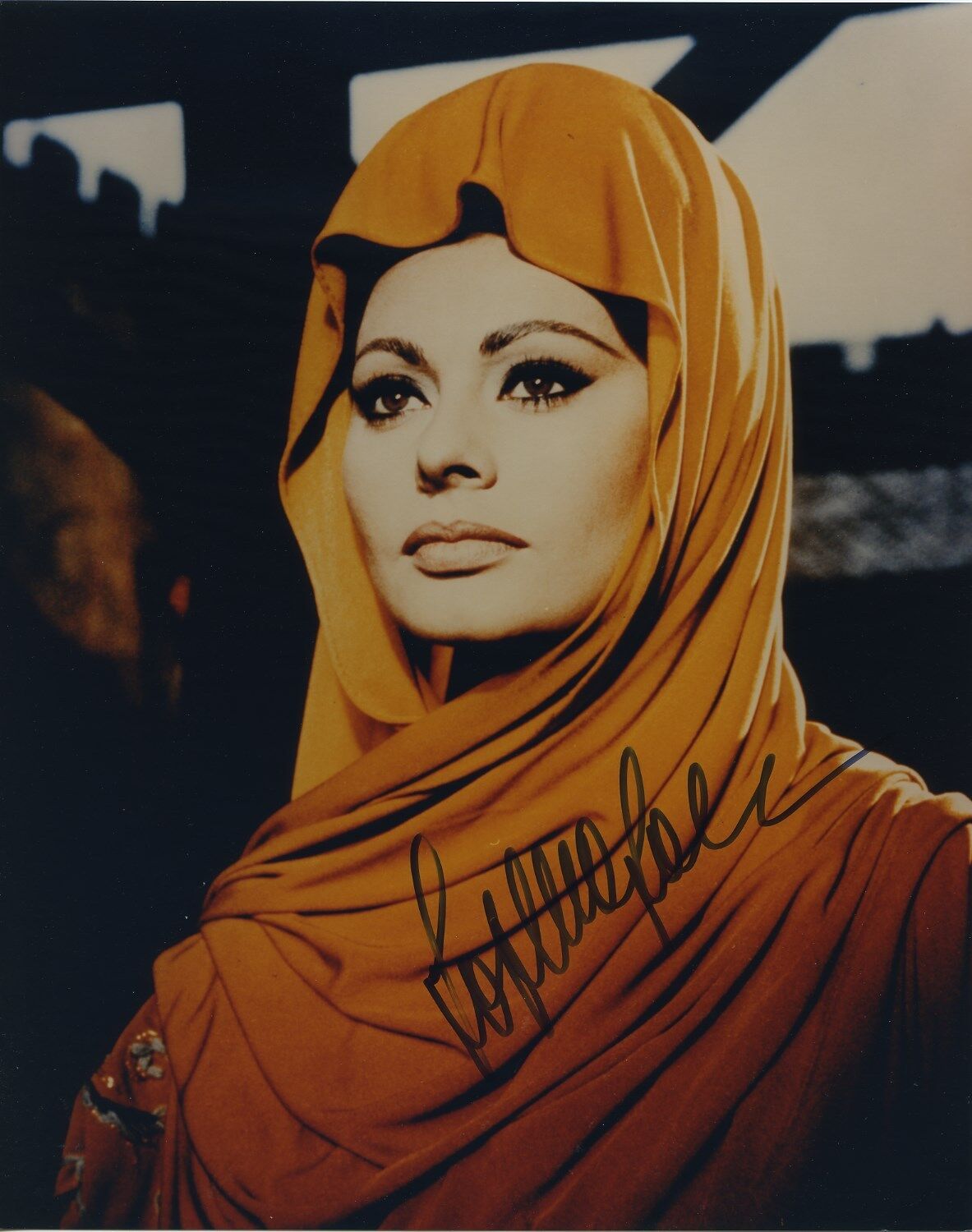 SOPHIA LOREN SIGNED AUTOGRAPHED HOT SEXY COLOR Photo Poster painting WOW!!!