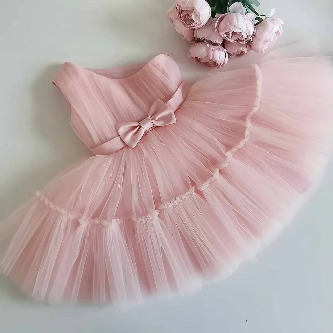Newborn Baby Girls Dresses For Toddler Kids 1 2 Year Birthday Christening Princess Tutu Costume Infant 1st Baptism Party Clothes