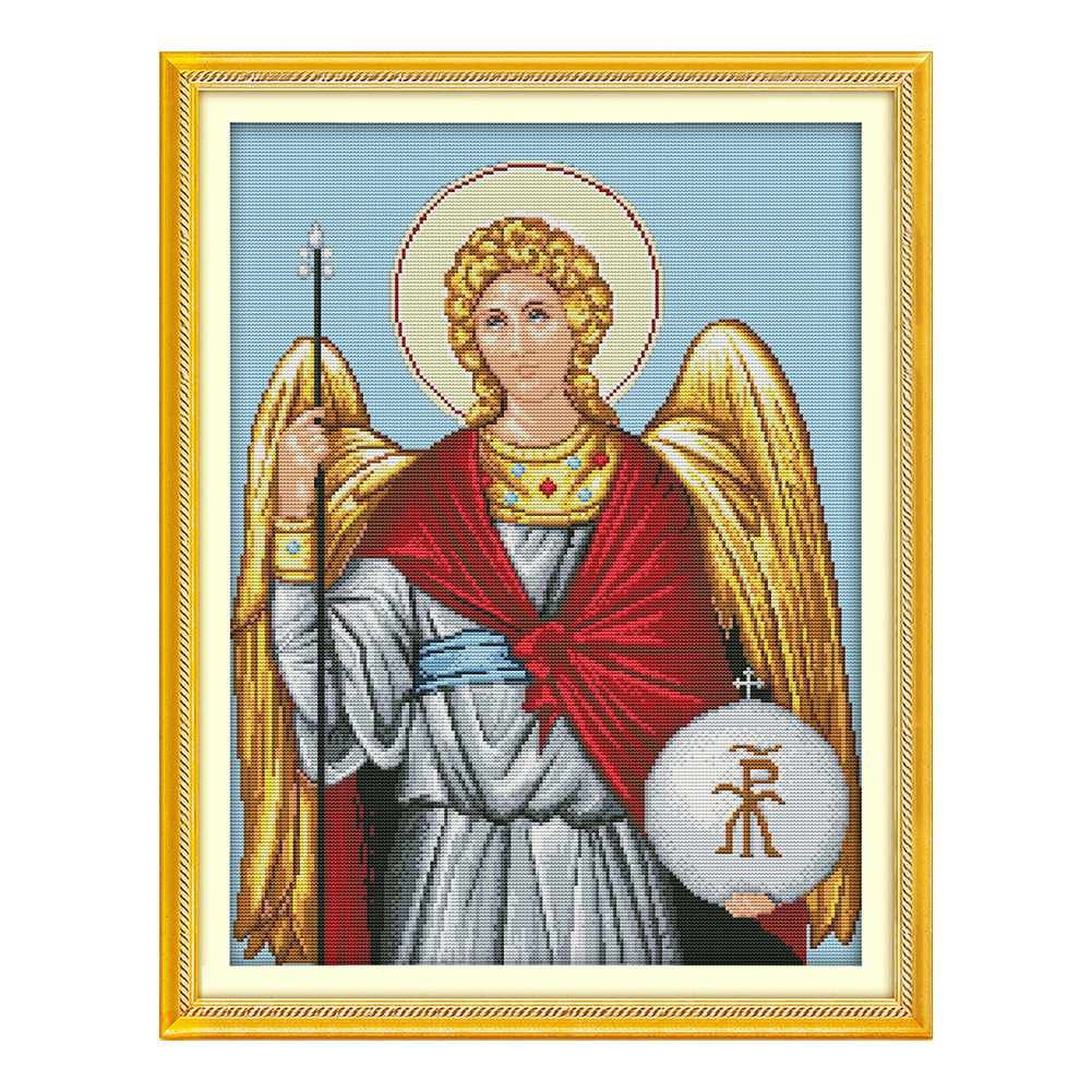 

Religious Figure - 14CT Stamped Cross Stitch - 41*52CM, 501 Original