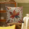 Maple Leaves-11CT Stamped Cross Stitch Pillowcase 45*45cm tapestrymarket