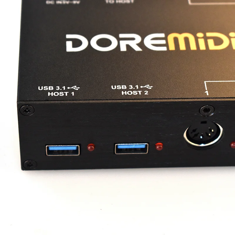 DOREMiDi NEW HUB-8 MIDI 6x6 USB MIDI Host x2 USB 3.1 MIDI DOREMiDi NEW HUB-8 MIDI 6x6 USB MIDI Host x2 USB 3.1 MIDI