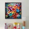 Color Flower-14CT Stamped Cross Stitch 50*50cm