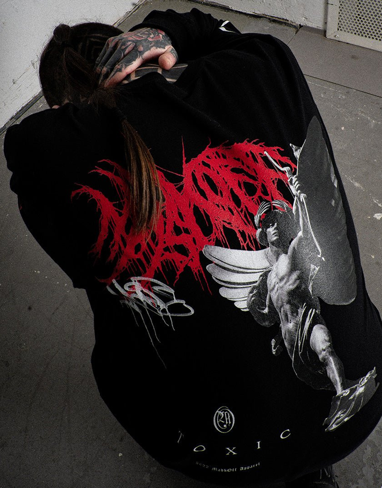 Hell Coil And Statue Sweatshirt / TECHWEAR CLUB / Techwear
