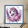 Floral Unicorn-11CT Stamped Cross Stitch 40*40cm/15.75*15.75in tapestrymarket