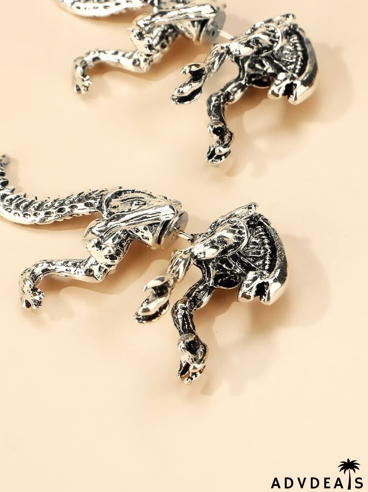 Dinosaur Design Earrings
