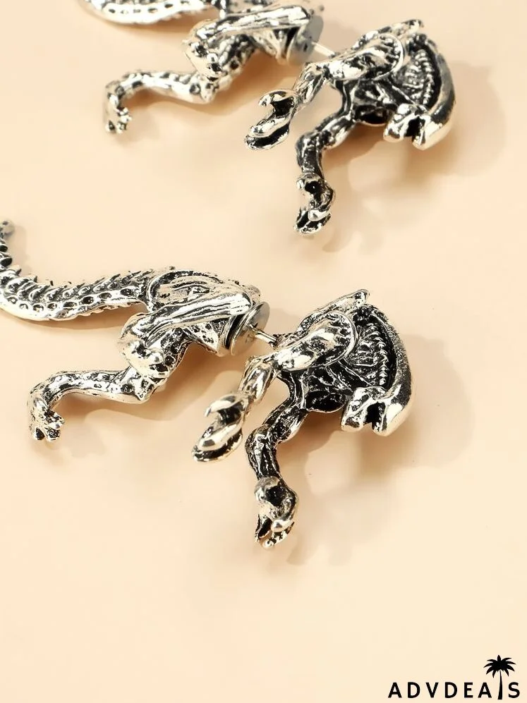Dinosaur Design Earrings