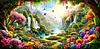 Luxury AB Velvet Diamond Painting Kit - Landscape