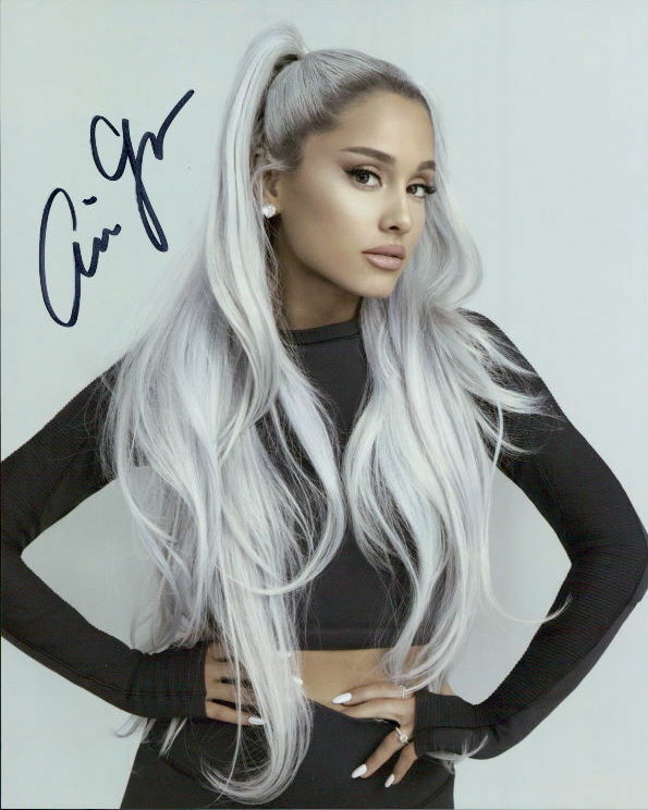 Ariana Grande signed 8x10 Photo Poster painting COA in-person