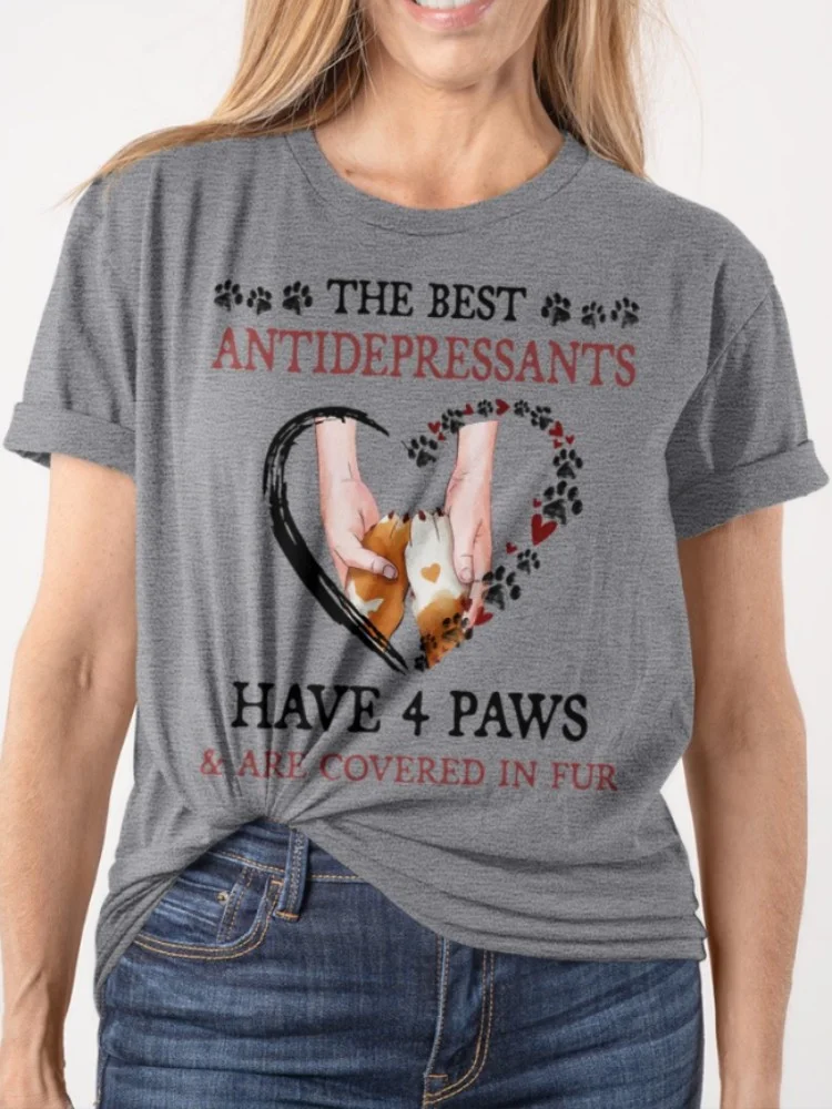 The Best Antidepressants Have 4 Paws And Are Covered In Fur Classic T-Shirt