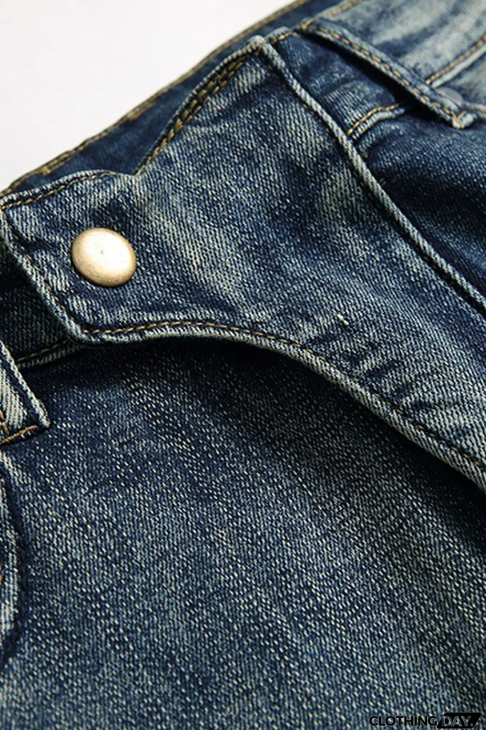 The cowboy blue Street Patchwork Make Old Fold Bottoms