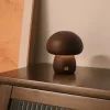  Wooden Mushroom LED Table Lamp