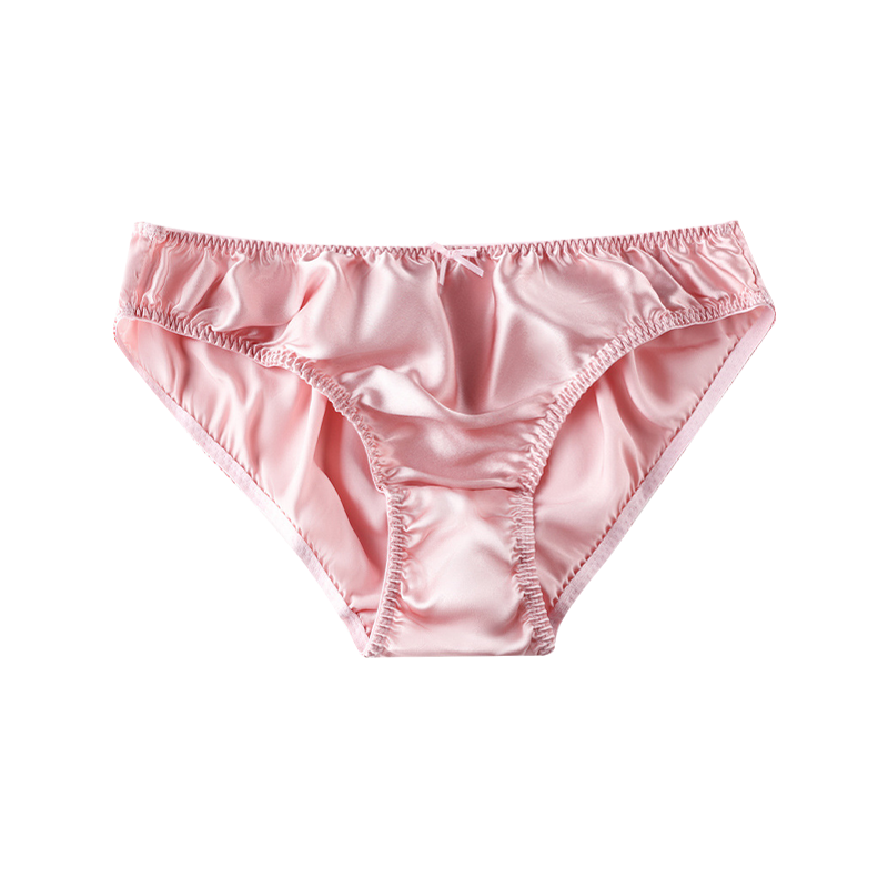 Slip en soie classique funny avec nœud- SOIE PLUS