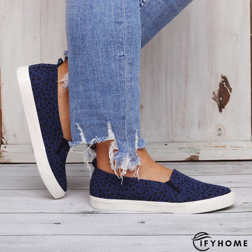 Women Fashion Leopard Loafers All Season Flat Shoes | IFYHOME