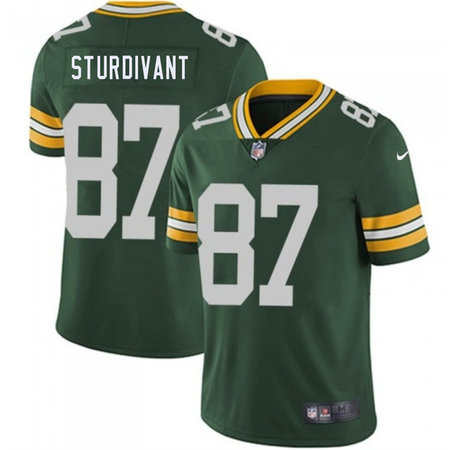 Men's Green Bay Packers #87 J. Michael Sturdivant Green 2026 Draft Vapor Untouchable Limited Jersey