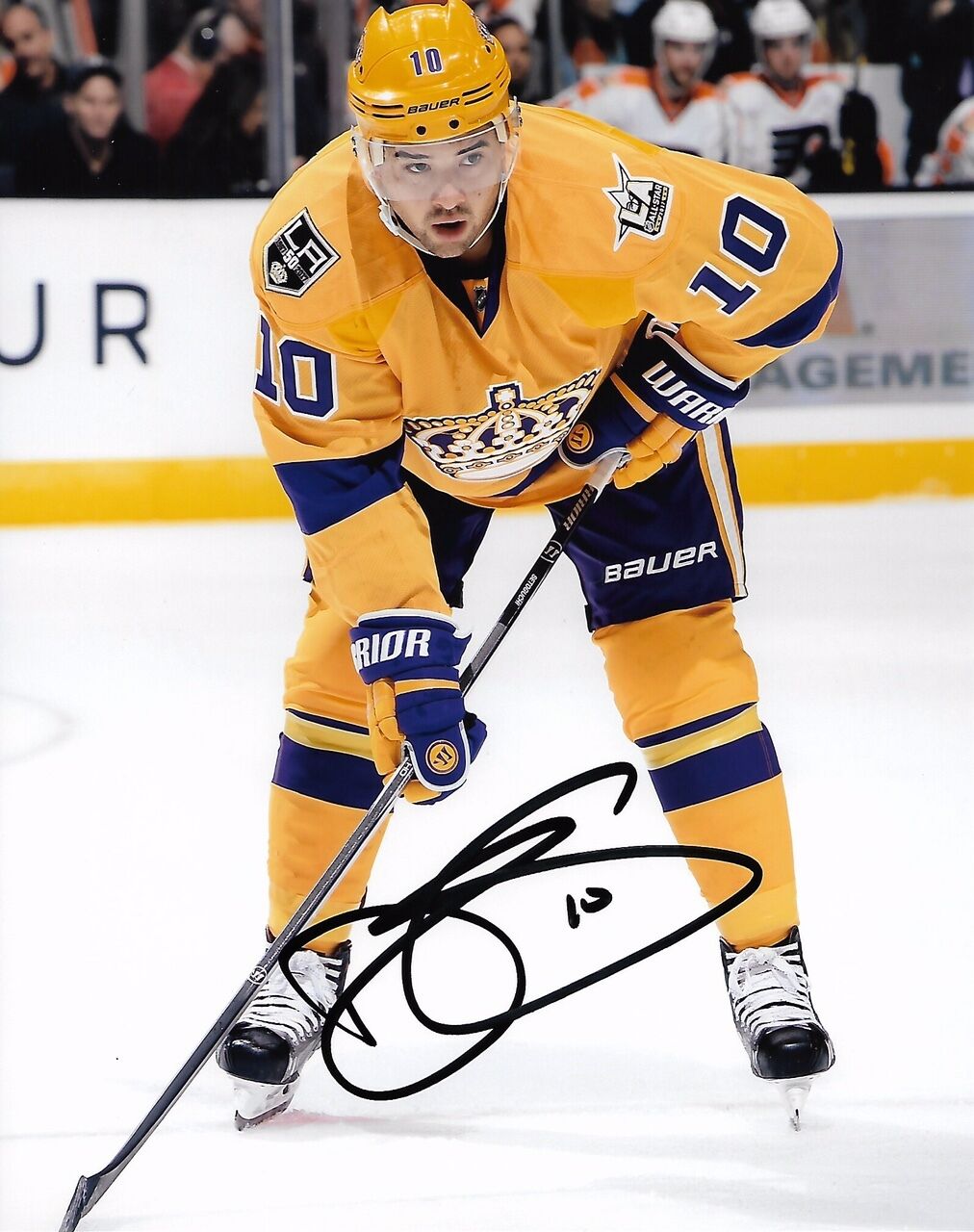 Los Angeles Kings Devon Setoguchi Signed Autographed 8x10 Photo Poster painting COA A