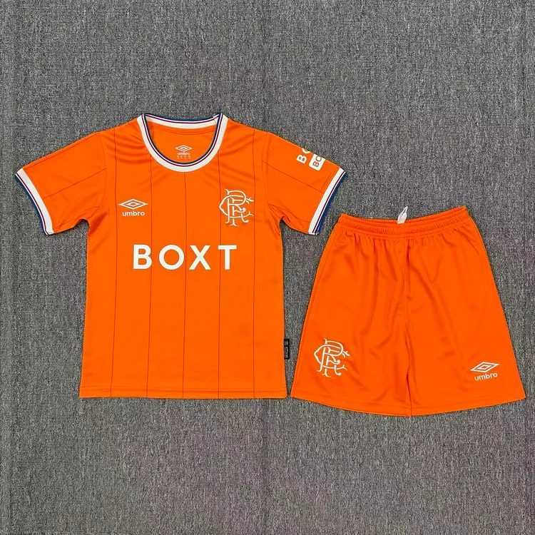 Kids Rangers 25/26 Fourth Away Football Jersey