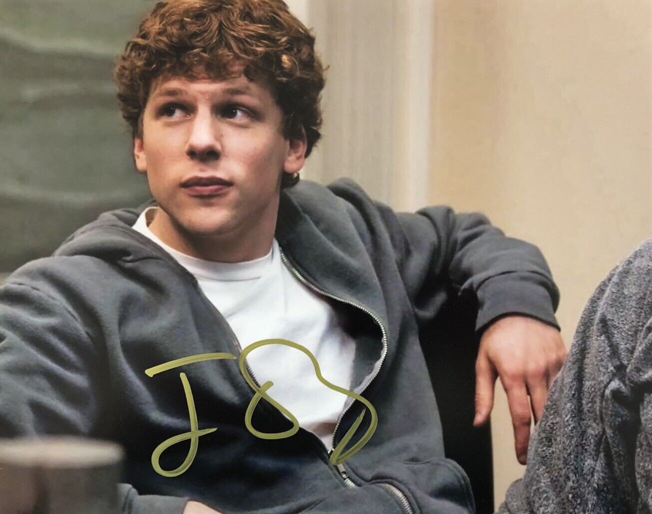 JESSE EISENBERG SIGNED 8x10 Photo Poster painting ACTOR AUTOGRAPHED LEX LUTHOR VERY RARE PROOF!