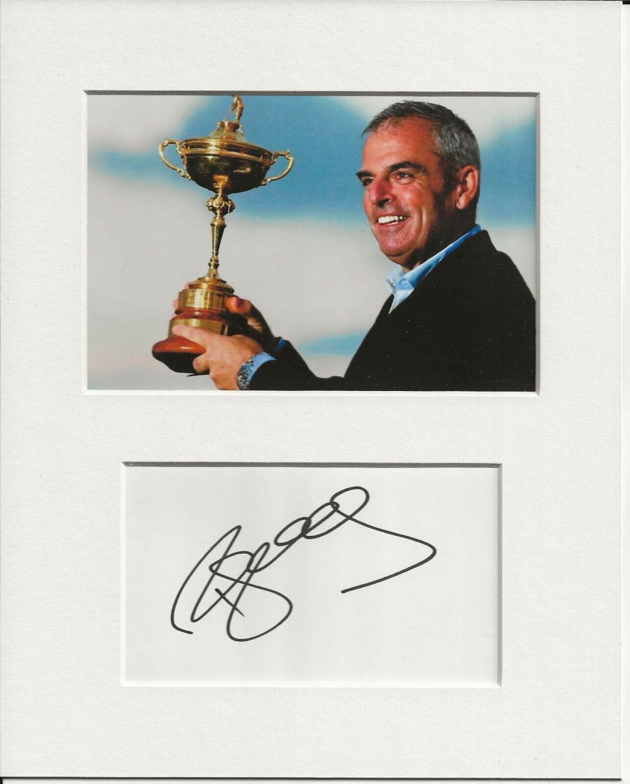 Paul McGinley golf signed genuine authentic autograph signature and Photo Poster painting AFTAL