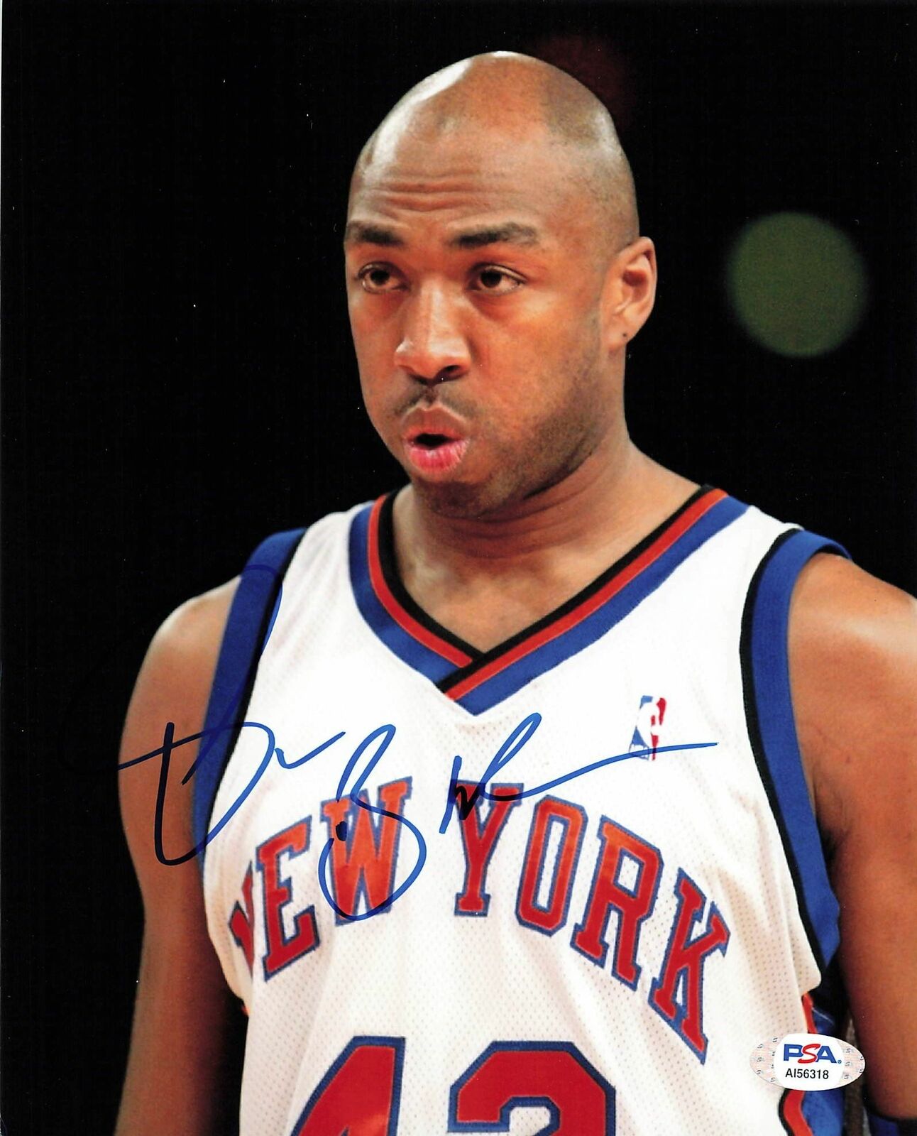 Vin Baker signed 8x10 Photo Poster painting PSA/DNA New York Knicks Autographed