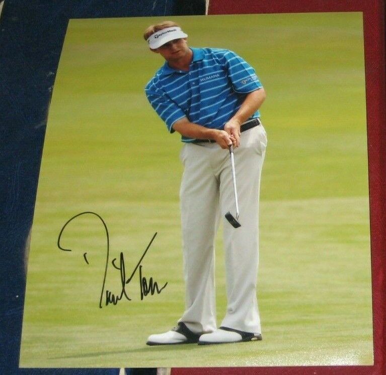 David Toms 2001 PGA Championship SIGNED 8x10 Photo Poster painting COA Autographed GOLF