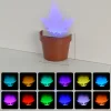 Flower Pot Projection Night Light Home Decoration Color Charging Night Light