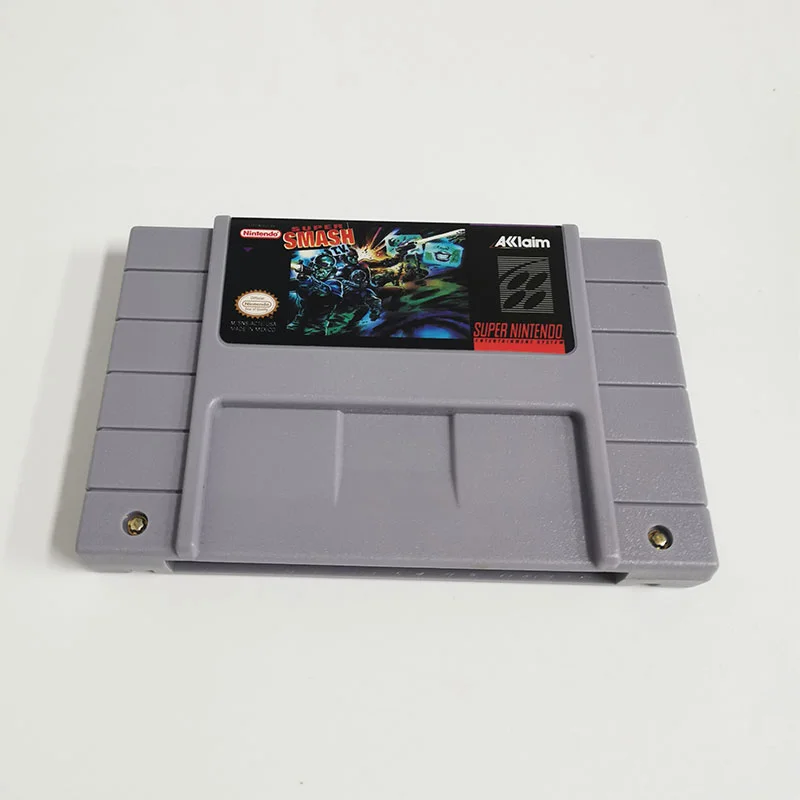 Super Smash T.V SNES For Super Nintendo Entertainment System - 16 Bit US Version Game Cartridge