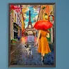 Paris Street-Paint by Numbers Acrylic Painting 30*40CM