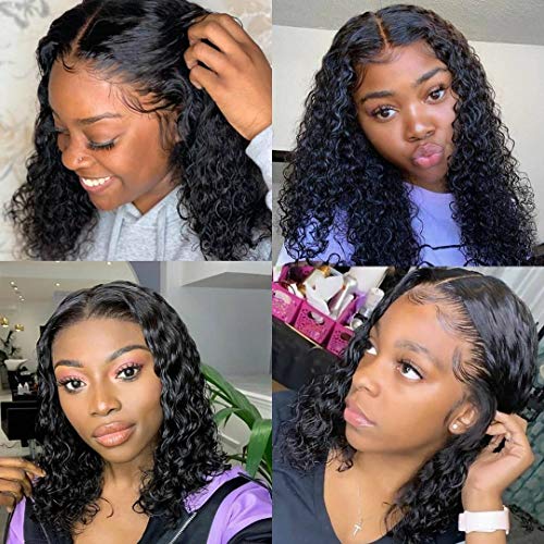 best remy  wig water wave lace front wig	 water wave lace front