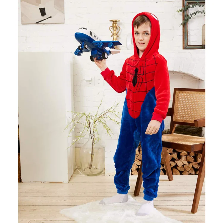 Kids Spiderman Onesie Pajamas