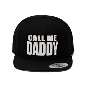 pornhint Pornhint Call Me DADDY Kinky Fetish BDSM Unisex Flat Bill Hat