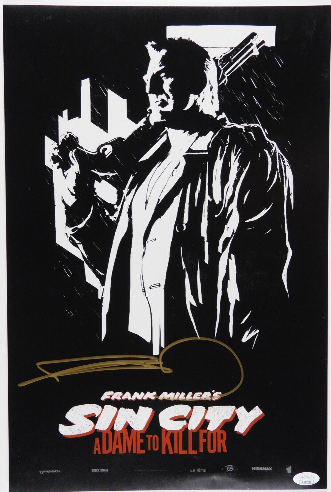 Frank Miller JSA signed autograph 12 x 18 Photo Poster painting Sin City