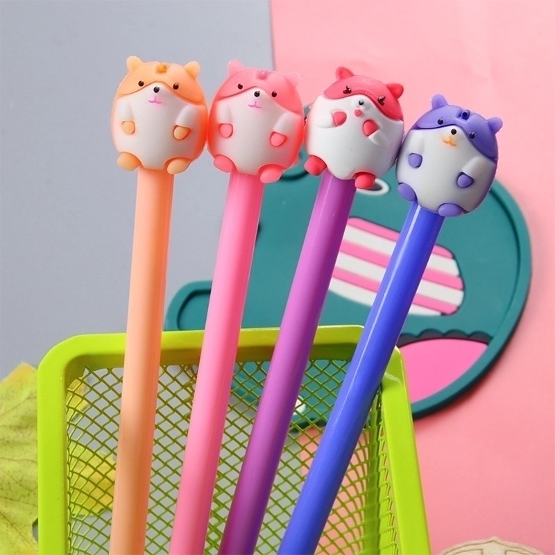 Creative Cartoon Gel Pen Cute Hamster Gel Pen Prize Gift